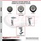 Service Caster 5 Inch Rubber on Aluminum Caster Set with Roller Bearings 2 Brakes 2 Rigid SCC-20S520-RAR-TLB-2-R-2 - alternate 4